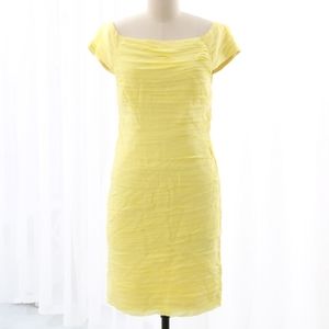 Size XS-S Alice+Olivia silk yellow dress